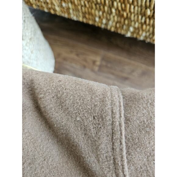 L.L Bean Vintage Wool Bomber Jacket Women's Size L Brown Made in USA - Picture 12 of 16